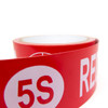 5S Red Tag Holding Area Pre-Printed Floor Tape 5S Red Tag Holding Area Pre-Printed Floor Tape