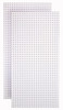 White Tempered Pegboards - (2)24x48x1/4
