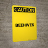 Caution: Bees Stay Clear - Portrait Wall Sign Caution: Bees Stay Clear - Portrait Wall Sign