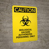 Caution: Blind Corner - Portrait Wall Sign Caution: Blind Corner - Portrait Wall Sign