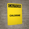 Caution: Clean Agent Fire Extinguisher System Inside Building - Portrait Wall Sign