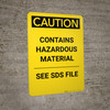 Caution: Conveyors Start Automatically - Portrait Wall Sign Caution: Conveyors Start Automatically - Portrait Wall Sign