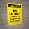 Caution: Do Not Enter Without Confined Space Permit - Portrait Wall Sign