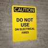 Caution: Do Not Walk On Conveyors - Portrait Wall Sign