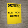 Caution: Electrical Panel Has External Power Sources - Portrait Wall Sign