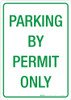 Permit Parking - Aluminum Sign Permit Parking - Aluminum Sign