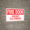 Fire Door Wall Sign Fire Door Wall Sign