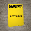 Caution: Pesticides - Portrait Wall Sign