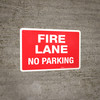 Fire Lane - No Parking - Wall Sign Fire Lane - No Parking - Wall Sign
