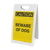 Caution: Beware of Dog - A-Frame Sign Caution: Beware of Dog - A-Frame Sign