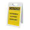Caution: Extremely Slippery When Wet - A-Frame Sign Caution: Extremely Slippery When Wet - A-Frame Sign