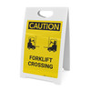 Caution: Forklift Crossing - A-Frame Sign Caution: Forklift Crossing - A-Frame Sign