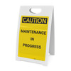 Caution: Maintenance In Progress - A-Frame Sign