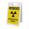 Caution: Radiation Area - A-Frame Sign