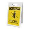 Caution: Step Up Watch Your Step - A-Frame Sign Caution: Step Up Watch Your Step - A-Frame Sign