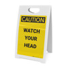 Caution: Watch Your Head Yellow - A-Frame Sign Caution: Watch Your Head Yellow - A-Frame Sign