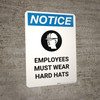 Notice: Employees Must Wash Hands Before Returning to Work - Portrait Wall Sign Notice: Employees Must Wash Hands Before Returning to Work - Portrait Wall Sign