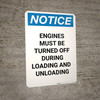 Notice: Empty Propane Tanks - Portrait Wall Sign Notice: Empty Propane Tanks - Portrait Wall Sign