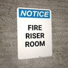 Notice: Fire Retardant Clothing Required - Portrait Wall Sign
