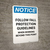 Notice: Floor Load Capacity Pounds - Portrait Wall Sign