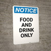 Notice: Follow Fall Protection Guidelines - Portrait Wall Sign