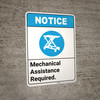 Notice: Meter Room Authorized Personnel Only - Portrait Wall Sign