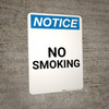 Notice: No Solicitation Or Distribution Of Materials On Company Property - Portrait Wall Sign