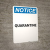 Notice: Rainwater Not For Drinking ANSI with Icon - Portrait Wall Sign
