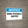 Notice: Safety Glasses Vest And Hard Hat Required - Portrait Wall Sign