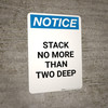 Notice: Stairs To Roof Authorized Personnel Only - Portrait Wall Sign