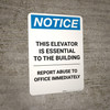 Notice: This Gate Must Be Kept Locked - Portrait Wall Sign Notice: This Gate Must Be Kept Locked - Portrait Wall Sign