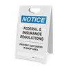 Notice: Federal and Insurance Regulations - A-Frame Sign Notice: Federal and Insurance Regulations - A-Frame Sign