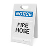 Notice: Fire Hose - A-Frame Sign