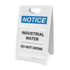 Notice: Industrial Water Do Not Drink - A-Frame Sign Notice: Industrial Water Do Not Drink - A-Frame Sign