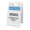 Notice: MSDS Information Inside - A-Frame Sign Notice: MSDS Information Inside - A-Frame Sign