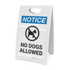 Notice: No Dogs Allowed with Icon - A-Frame Sign Notice: No Dogs Allowed with Icon - A-Frame Sign