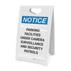 Notice: Parking Facilities Under Camera Surveillance - A-Frame Sign