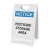 Notice: Pesticide Storage Area - A-Frame Sign