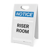 Notice: Riser Room - A-Frame Sign