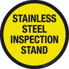Stainless Steel Inspection Stand Floor Sign Stainless Steel Inspection Stand Floor Sign