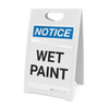 Notice: Wet Paint - A-Frame Sign Notice: Wet Paint - A-Frame Sign