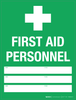 First Aid Personnel - Wall Sign First Aid Personnel - Wall Sign
