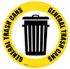 General Trash Can Icon - Floor Sign General Trash Can Icon - Floor Sign