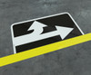Straight Left - Floor Marking Sign Straight Left - Floor Marking Sign