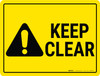 Keep Clear Hazard - Floor Marking Signs Keep Clear Hazard - Floor Marking Signs