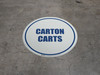 Carton Carts Floor Sign Carton Carts Floor Sign