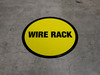 Wire Rack Floor Sign Wire Rack Floor Sign