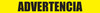Advertencia - Inline Printed Floor Marking Tape
