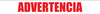 Advertencia - Inline Printed Floor Marking Tape
