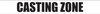 Casting Zone - Inline Printed Floor Marking Tape